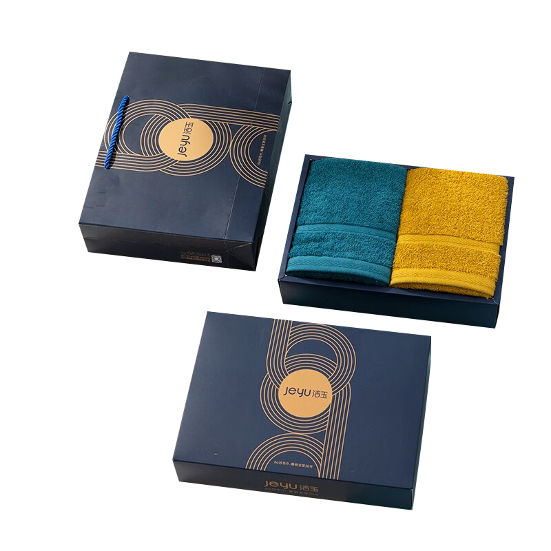 舒沁系列礼盒 单条毛巾礼盒 灰色