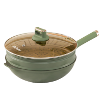 荣事达(Royalstar)有钛炒锅不粘锅家用平底锅无油烟炒菜锅电磁炉燃气灶专用RA11235301