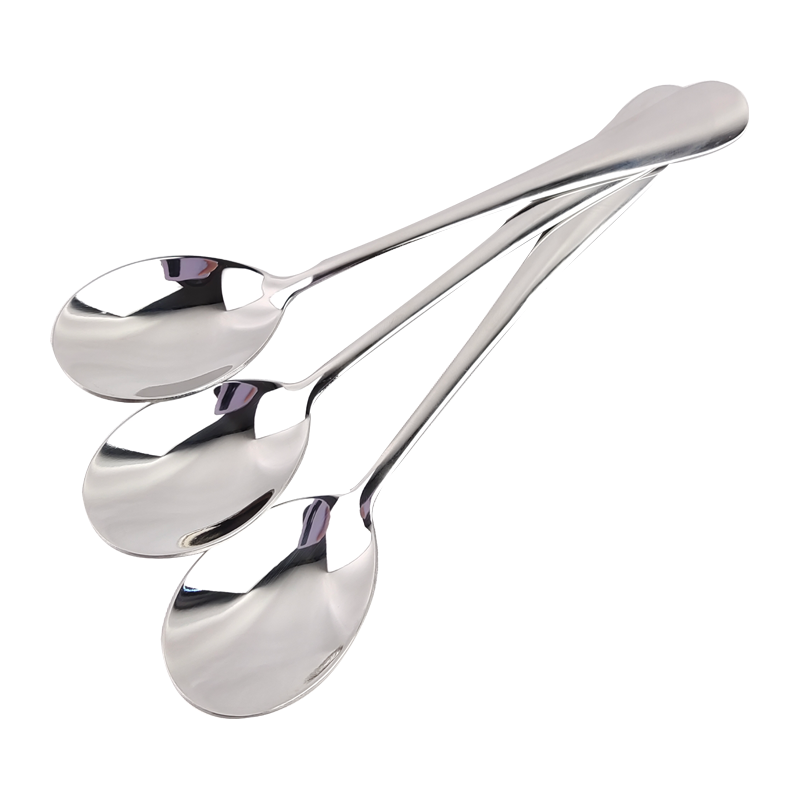 金迪乐304不锈钢餐具长柄勺子10个装SZ2010D/件