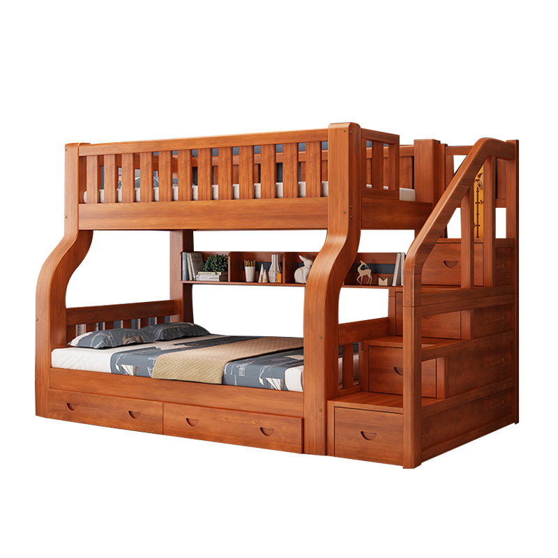 DXBG儿童上下床双人床梯子带储物柜