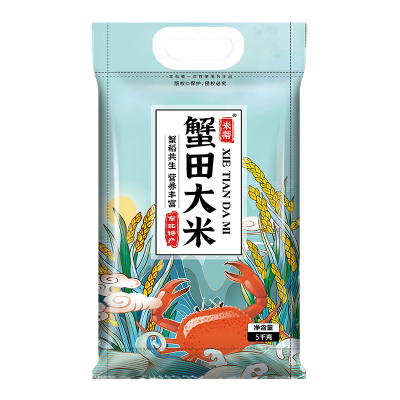 东北蟹田大米10斤珍珠米新米厂家直发