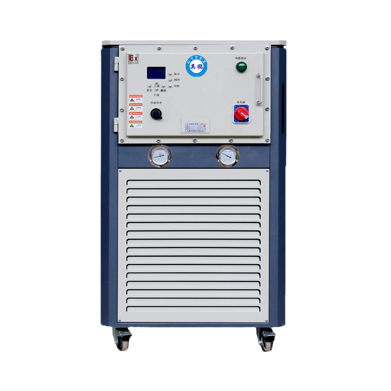 英鹏防爆高低温一体机EXGD-YP30-10两机一体配合反应釜适用-30℃~200℃医药卫生化学工业科研