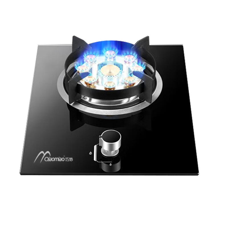 巧妙(QIAOMIAO) 燃气灶天然气 煤气灶单灶嵌入式液化气台嵌两用灶具家用灶台炉子九9腔猛火TD32B液化气自行安装