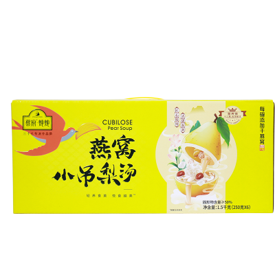 蔡府燕窝小吊梨汤250x6碗即食砀山梨开盖送礼旗舰店正品