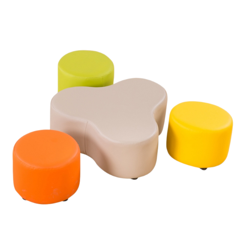 逐鹿中原沙发幼儿园大厅沙发凳休息等候区异形沙发创意TY1035办公沙发凳