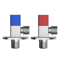 九牧角阀冷热通用三角阀黄铜加厚燃气热水器八字阀厨卫配件止水阀方形单热单热角阀44098/74098-732/5C-1