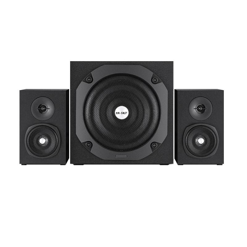 先科(SAST)电脑音响台式超重低音炮小型笔记本无线蓝牙音箱有源2.1多媒体木质家用大功率电视机影响