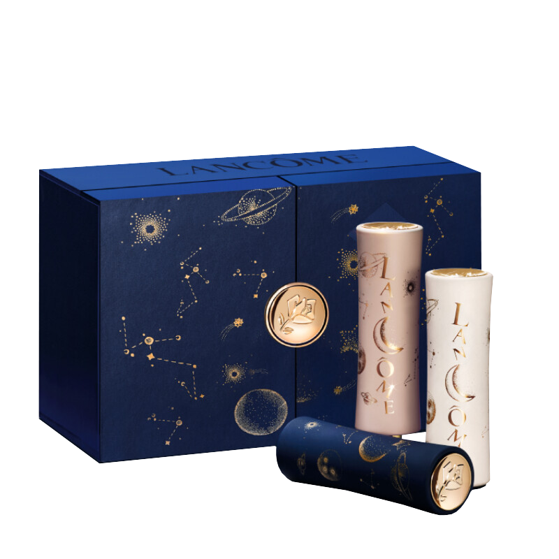 兰蔻(LANCOME)七夕星河限定唇膏 持久哑光雾面口红三支装 196+295+274 情人节礼盒