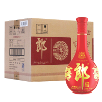 [郎酒官方授权]第四代郎酒红花郎10 53度酱香型白酒500ml*6瓶整箱装