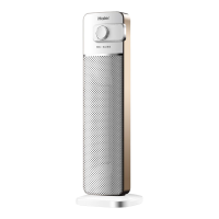 海尔(Haier) 暖风机取暖器家用立式2000W功率 冷暖两用电暖气节能 电暖器卧室办公室 HN2011 机械款
