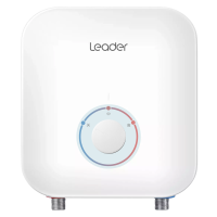 海尔(Haier)即热式电热水器小厨宝纤薄小巧即开即热 安全防电墙 变频恒温双管路抑菌家用厨房免储水式下出水55BP1