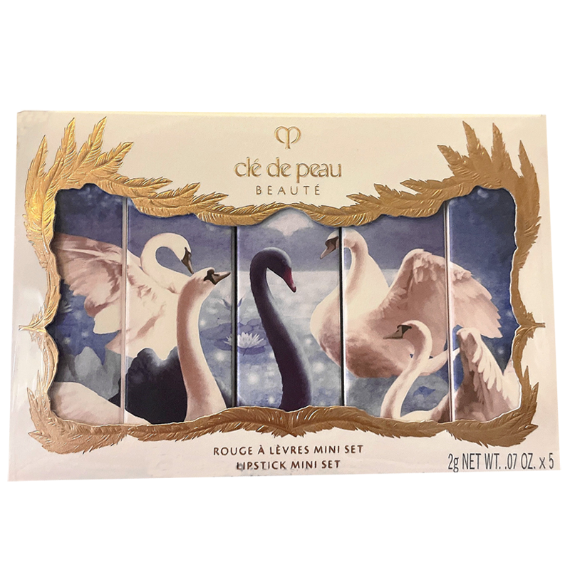 肌肤之钥(cpb)唇膏口红 天鹅湖迷你限量唇膏礼盒套装 5支装口红小样 5 9 13 103 108 节日礼物 送女友