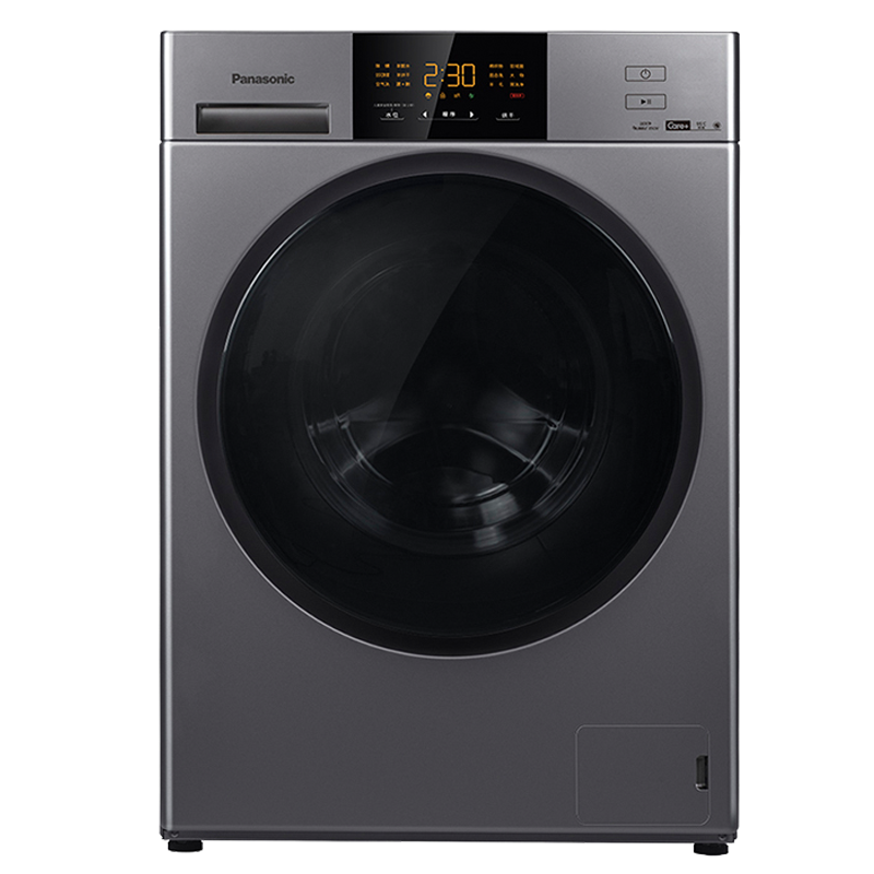 松下(Panasonic)XQG100-EG10G 10公斤全自动滚筒洗衣机洗烘一体 30分钟空气洗 智能烘干 高温除菌