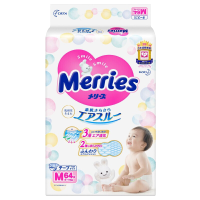 花王妙而舒日本进口纸尿裤M64片(6-11kg)中号婴儿尿不湿柔软 超大吸收