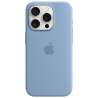 iPhone 15 Pro 专用 MagSafe 硅胶保护壳 - 凛蓝色
