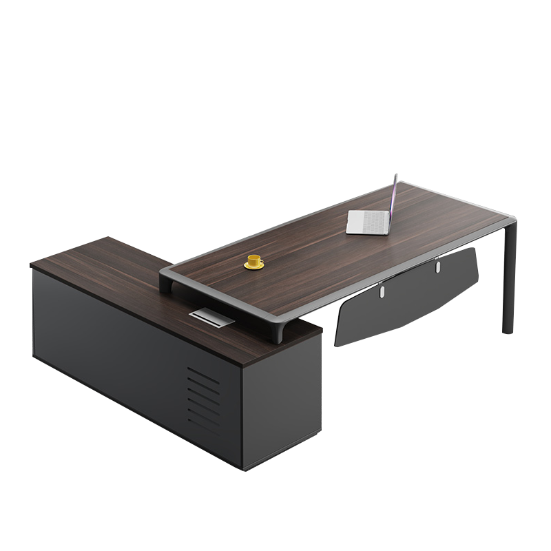 质凡老板办公桌总裁桌大班台单人主管经理桌 2.0米老板桌