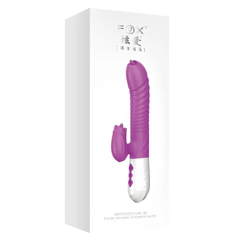 FOX震动棒女用自慰器电动按摩棒全自动脉冲伸缩多频震动防水静yinAV震动棒女性成人情趣性用品