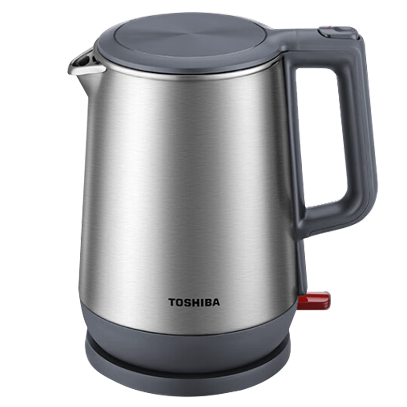 东芝(TOSHIBA)防烫烧水壶电热水壶不锈钢畅饮电水壶进口温控家用热水壶1.7升大容量煮水壶开水壶 KT-17DRSC