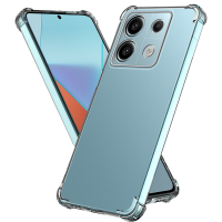 BOEEK 适用于Redmi Note13Pro+手机壳红米note13气囊防摔壳透明软壳简约男女个性全包镜头保护套