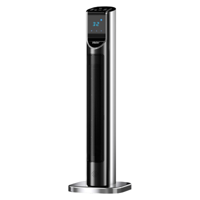 海尔 (Haier)暖风机取暖器家用2200W功率 立式电暖风冷暖两用节能省电速热摇头电暖气 HNS2210A 遥控款
