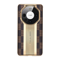安美宝 华为mate60手机壳皮镜头全包mate50pro秒变保时捷mate40RS商务mate30pro保护套格子纹壳