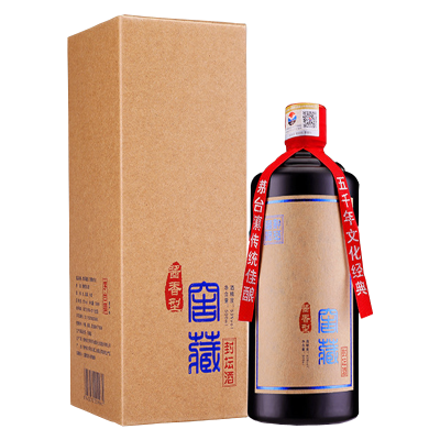 贵州茅台镇吴公岩酒厂黔萃窖藏53度原浆酒酱香型高度白酒纯粮茅香坤沙酒500ml礼盒装整箱6瓶