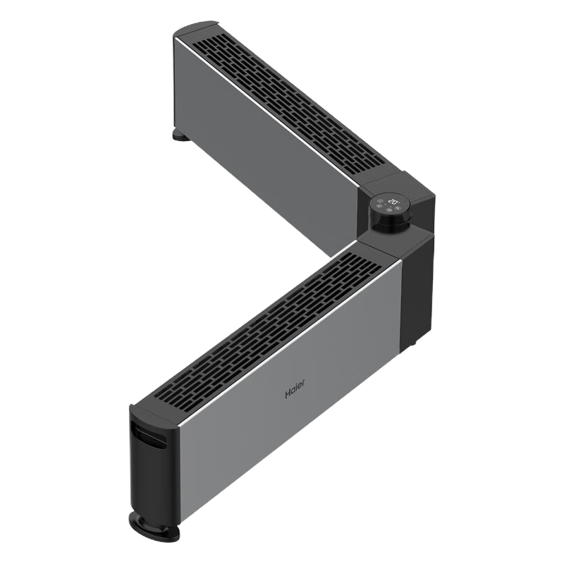 海尔(Haier)踢脚线取暖器2200W功率 家用卧室速热折叠电暖气片干衣浴室IPX4防水 HNK-2237 机械款