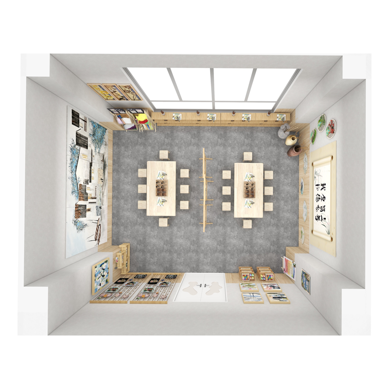 星芒特色幼儿园中国风美工室打造方案