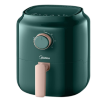 美的(Midea)空气炸锅家用 5升可视不用翻面 微蒸汽多功能智能双旋控温电炸锅 可视窗口丨不用翻面MF-KZE5089