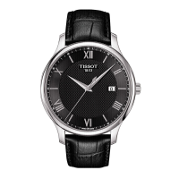 天梭(TISSOT)瑞士手表 俊雅系列腕表 皮带石英男表T063.610.16.058.00
