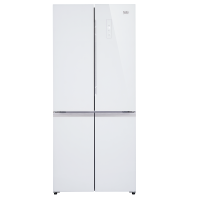 倍科(beko)506L十字对开门冰箱 纤薄平嵌 全时净味 双区除菌 蓝光养鲜 三档变温 一级能效 GNE0506BG