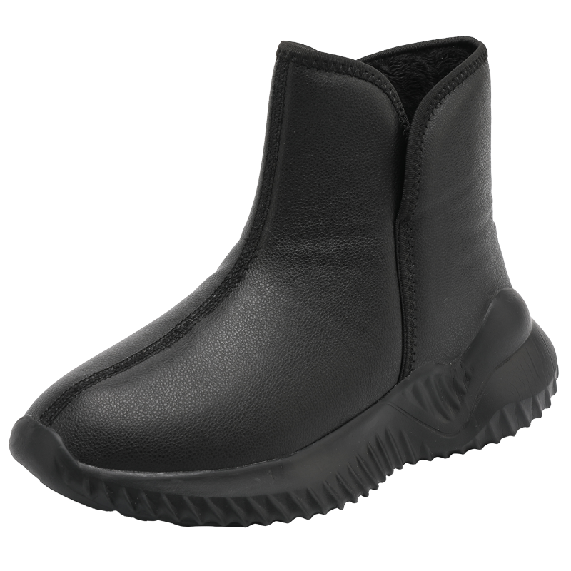 [线下专柜同款]卡帝乐鳄鱼(CARTELO)新款冬季加绒休闲鞋男鞋板鞋雪地靴棉鞋