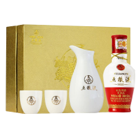 五粮液1618品鉴52度50ml*1瓶和美之约小酒光瓶装
