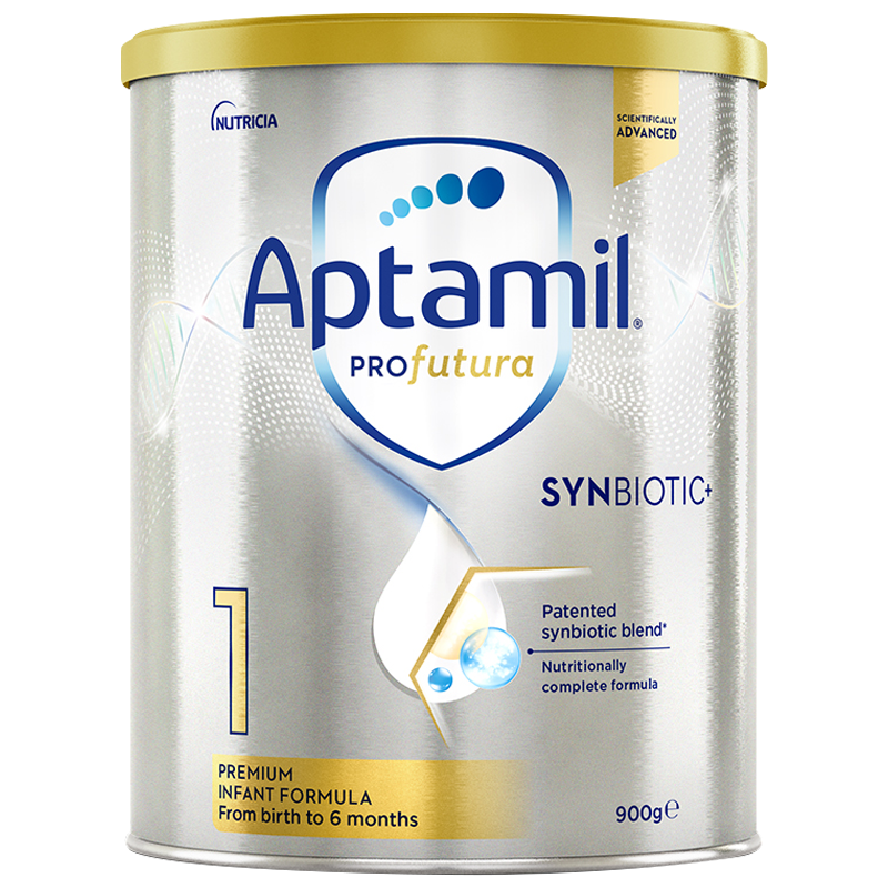 澳洲发/3罐装-澳洲爱他美(aptamil)白金版进口婴幼儿一段奶粉900g/罐装 爱他美铂金一段奶粉 包装随机发