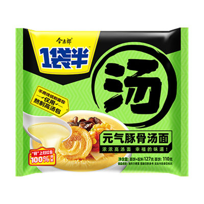 今麦郎 一袋半 日式豚骨拉面*24袋 速食免煮泡面拉面
