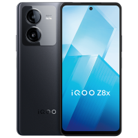iQOO Z8x 曜夜黑 8GB+256GB 5G全网通新品手机骁龙6强劲芯5000万主摄6000mAh大电池44W闪充零感蓝光原彩屏学生拍照游戏手机