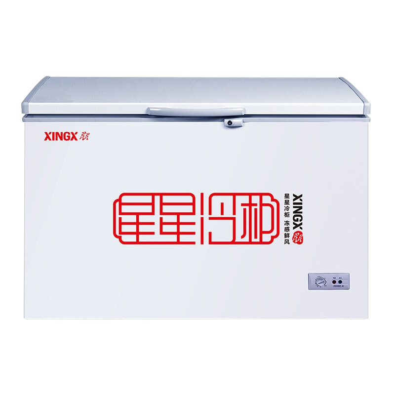 星星(XINGx) 355升冷柜 冰柜 冷藏冷冻大冰柜卧式冷柜 家用保鲜柜商用冷冻转换柜BD/BC-355E