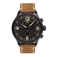 天梭(TISSOT)瑞士手表 速驰系列腕表 皮带石英男表T116.617.36.057.00