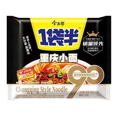 今麦郎 一袋半 辣重庆小面*24袋 速食免煮泡面拉面