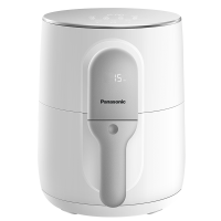 松下(Panasonic)多功能家用不用翻面健康低脂双屏显示 4L大容量 空气炸锅NF-HC100-W