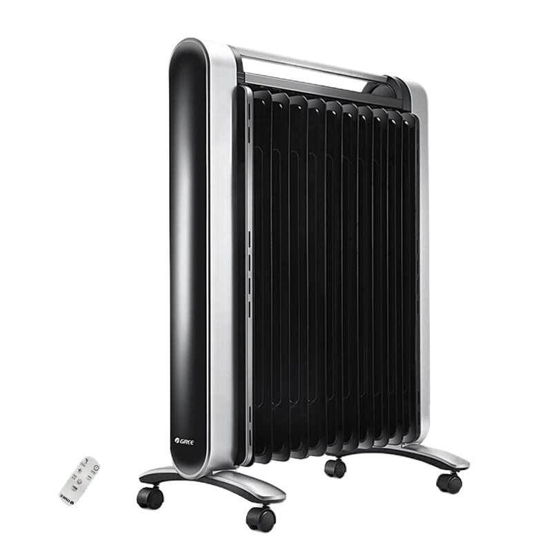 格力(GREE)取暖器油汀 NDY16-X6021B 11片汀片 2100W功率电暖气家用浴室办公室暖气片遥控WIFI