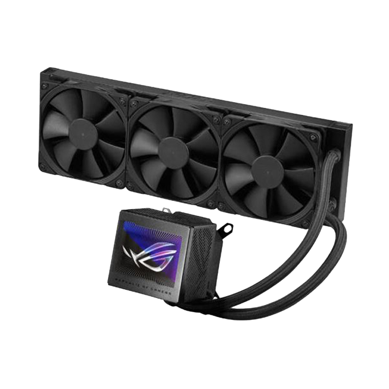 华硕(ASUS)ROG龙神三代360一体式水冷散热器 Asetek8代方案/3.5英寸LCD屏/猫头鹰风扇