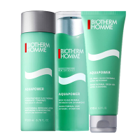 BIOTHERM 碧欧泉男士水动力3件套洗面奶保湿霜(洁面+爽肤水+保湿乳)清爽控油 深层补水保湿