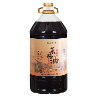四川平昌农家菜籽油非转基因食用菜籽油5L(9.2斤)/桶传统物理压榨