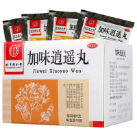 [10盒]同仁堂加味逍遥丸6g*10袋/盒*10盒健脾养血舒肝清热脐腹胀痛头晕目眩