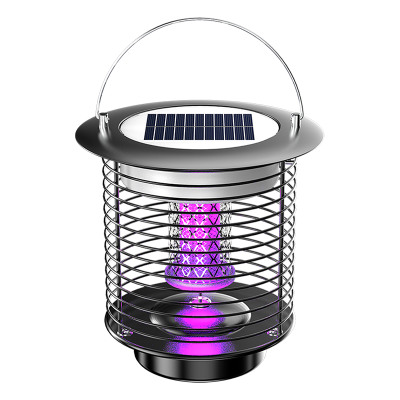 太阳能灭蚊灯户外庭院花园家用室外防水灭蚊子驱蚊神器[TM-02Y黑色][插地灯]