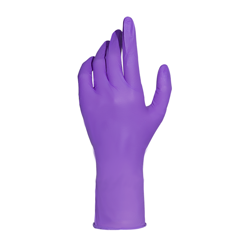 一倍加长紫色丁腈手套2868