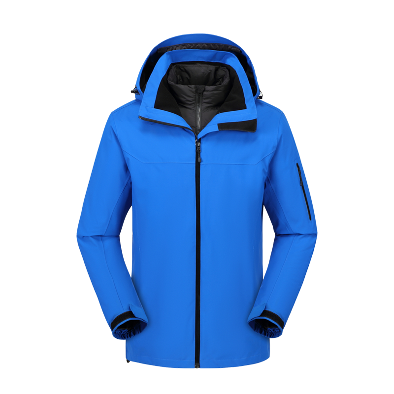 双惠男女款冲锋衣上衣SHL86,防水面料,90白鸭绒内胆,多色可选XS-3XL