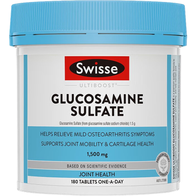 Swisse 维骨力 氨糖维骨力片剂 180片 1瓶装 骨胶原葡萄糖胺关节灵软骨(膳食营养补充剂)澳洲进口