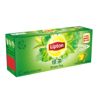 立顿(Lipton)茶叶2023年绿茶安徽黄山精选下午茶袋泡茶包双囊茶包2g*25包